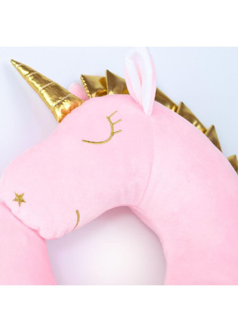 Мягкая подушка единорог для детей розовая игрушка для путешествий и отдыха ProDobro (366030587)
