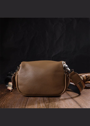 Сумка жіноча через плече шкіряна 22111 Бежева Vintage (302008691)