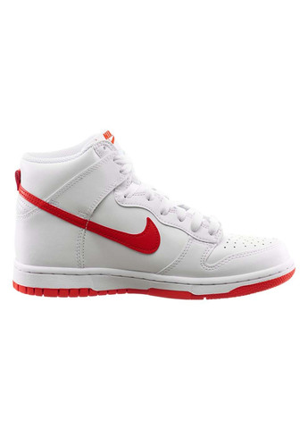 Женские Кроссовки Dunk High Gs Белый Jordan белые демисезоны (367188063)