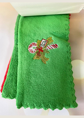 Набір серветок з мікрофібри 6 шт Ганчірки для прибирання Новорічний Malloory Home (306554357)