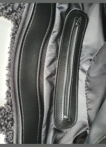 Жіноча хутряна сумка-шопер бежевого кольору на зиму "Rami bag" штучне хутро та екокожа JUGO rami 1 (289869579)