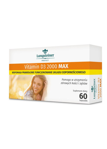 Диетическая добавка витамин Д 3 холекальциферол 60 таблеток Langsteiner (316607730)