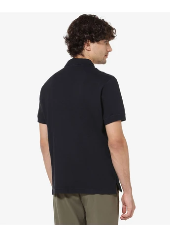 Черная футболка-поло tape stripe polo club pique black lsupo0060-200 для мужчин Australian