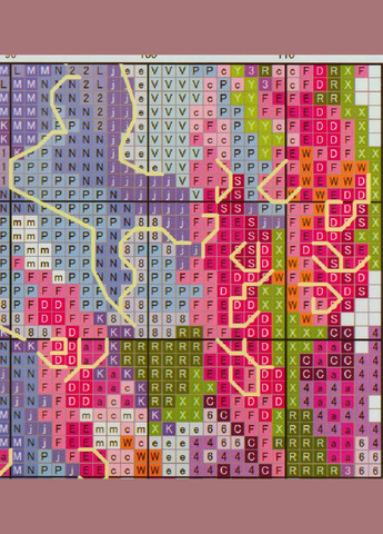 Набір для вишивання за нанесеною на канву схемою "Lavender Girl". AIDA 14CT printed 28*34 см Joy Sunday (313614683)