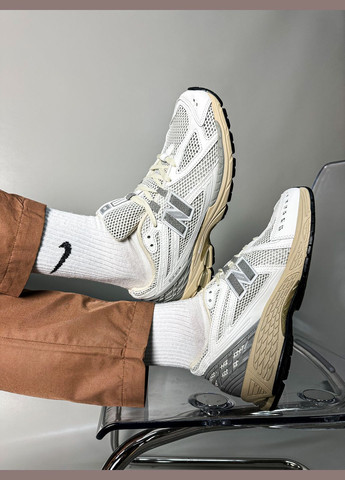 Сірі всесезон кросівки чоловічі і жіночі new balance 1906r grey beige | нью беланс 1906r сірі бежеві No Brand