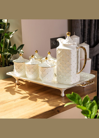 Чайний сервіз порцеляновий на 6 персон 8 предметів, Yiwu (328603041)