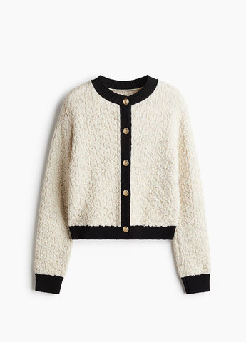 Молочный демисезонный кардиган H&M