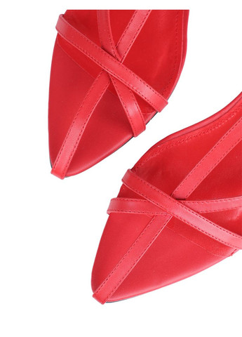 Красные женские сандалии k82329-4-y9 красная кожа. MIRATON