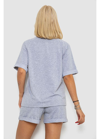 Сіра всесезон костюм домашній жіночий з принтом Sport Line