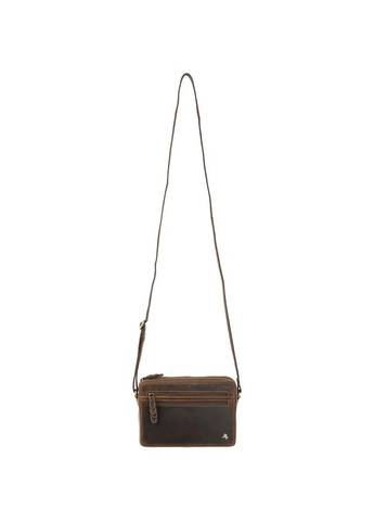 Коричневий шкіряна сумка через плече Robbie S41 Oil Tan Visconti (303831153)