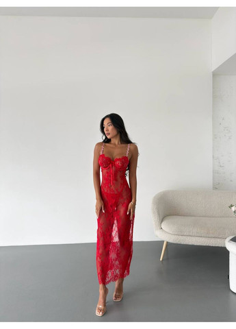 Роскошный кружевной пеньюар с цветочным узором и трусиками. No Brand (361205664)