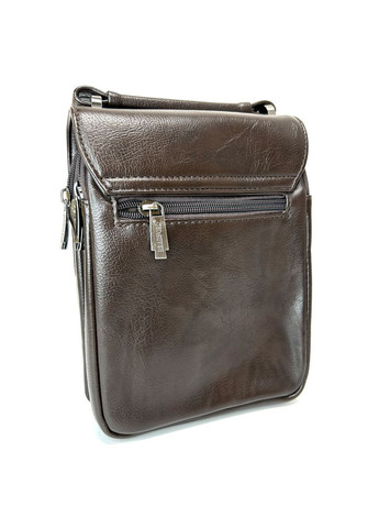 Чоловіча сумка Bradford з еко-шкіри 98336-3 чорна 26х22х5 No Brand (371682200)