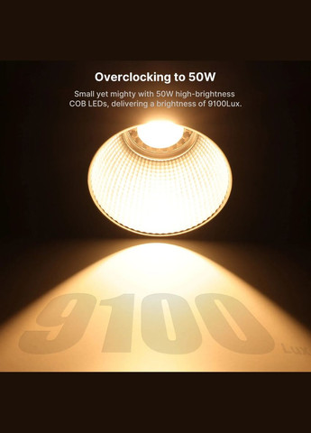 Видеосвет Vijim COB Fill Light (L024 40WRGB) Ulanzi 40W RGB (349826553)