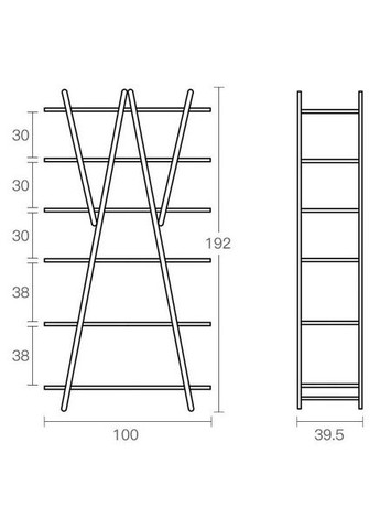Стеллаж кухонный из дерева Болан капучино (СТА-026609) No Brand (327864980)