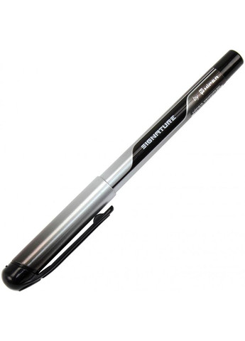 Ручка гелева Signature HG105BK 0,6мм чорна Hiper (292709667)