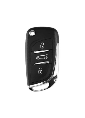Викидний ключ, корпус під чип, 3кн DKT0269,, VA2 Peugeot (395309313)