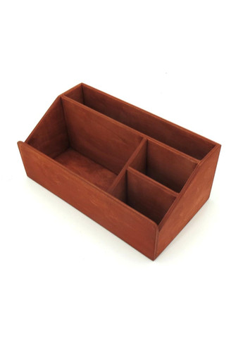 Органайзер настільний з дерева Ладлоу корал (КНЦ-002114) No Brand (328226621)