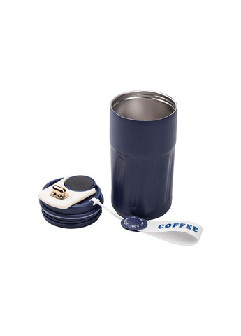 Термокружка Coffee 500 мл с датчиком температуры, синий Yiwu HP-14-10BL No Brand (363978459)