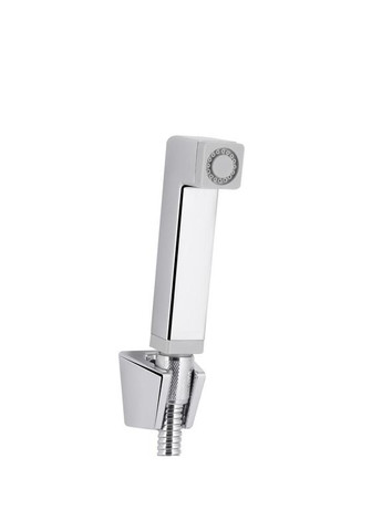 Змішувач для раковини Gemini (з гігієнічним душем) QTGEM272CRW45691 Chrome/White Qtap (320772804)