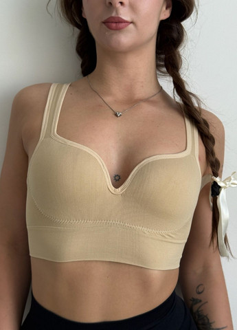 Бесшовный 3D топ с поролоновой чашкой без косточек коллекции «Фантазия» VIDCHUY (350907619)