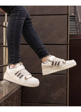 КРОСІВКИ ЖІНОЧІ ADIDAS FORUM 84 LOW BEIGE BROWN АДІДАС ФОРУМ 84 No Brand бежеві демісезони (367167677)