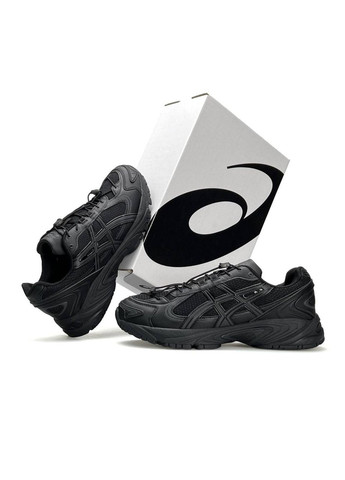 Чорні Осінні кросівки чоловічі asics No Brand Gel-Kahana TR V4 All Black