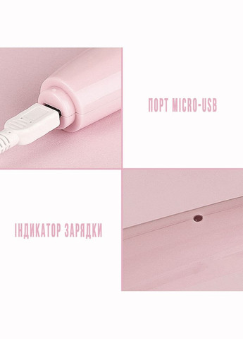 Электрическая резинка 8305 аккумуляторная, розовая Tenwin (328948505)