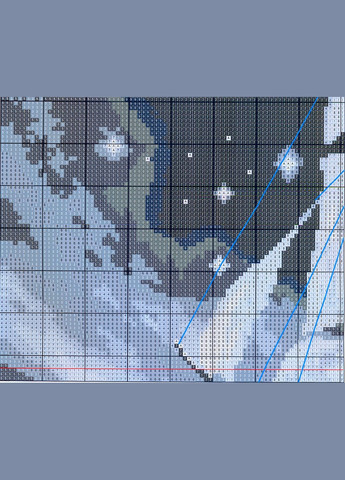 Набір для вишивання за нанесеною на канву схемою "Go on a long journey". AIDA 14CT printed 62*45 см Joy Sunday (313613256)