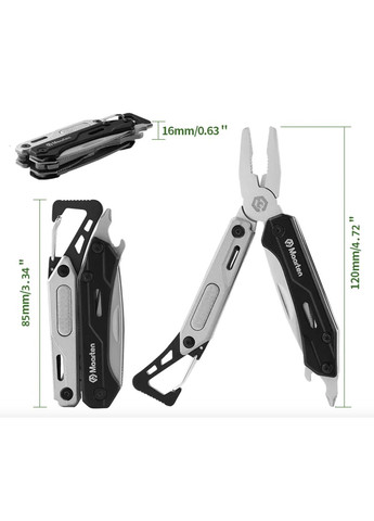 Мультитул универсальный Maarten 9 в 1 No Brand (327400410)