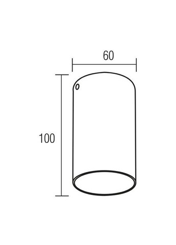Світильник накладний SALSA білий Horoz Electric (346088561)