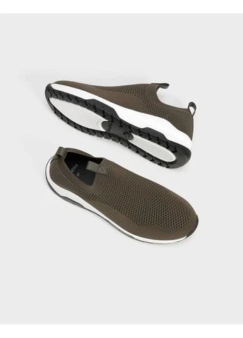 Кроссовки,болотный, Bershka темно-зелёные (356154064)