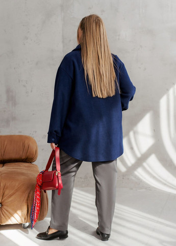 Куртка-сорочка вельветова демісезонна жіноча подовженого крою No Brand (361790959)