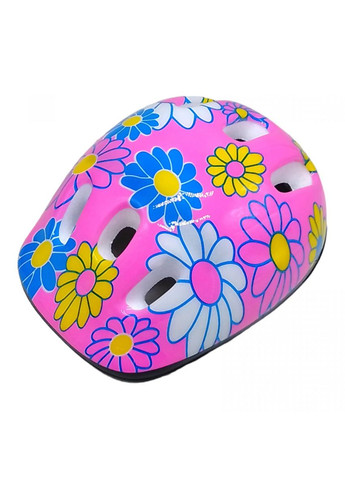 Детский защитный шлем для спорта, цветы (розовый) MIC (292707034)