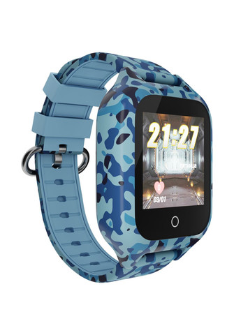 Детские водонепроницаемые GPS часы MX-72BLW (4G) камуфляж с видеозвонком Myox (340911244)