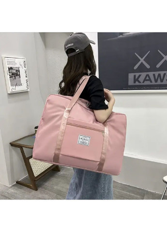 Дорожная сумка для путешествий с ручками вставкой для фиксации на ручку чемодана 53.5х50х24 см 64.2 л (480053-Prob) Синяя Unbranded (329033757)