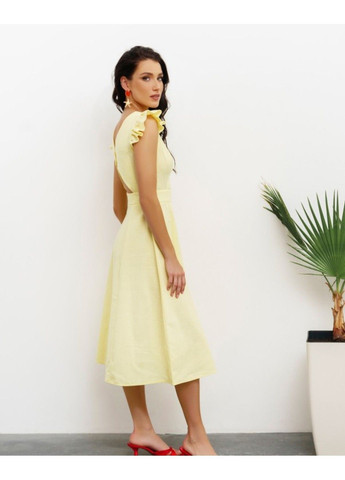 Жовтий повсякденний сукня 12803 жовтий ISSA PLUS