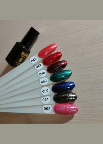 Гель лак для ногтей бежевый голографик №056 Milano 4 мл (317565459)