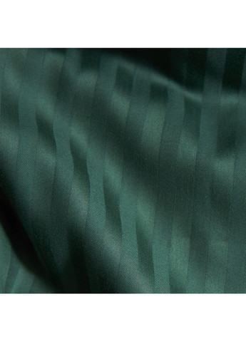 Комплект постільної білизни Satin Stripe «» Двоспальний 175х210 наволочки 2х50х70 (MS-820008616) Moon&Star Mystic Green (356115118)