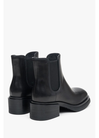 Осенние челси, цвет черный Estro