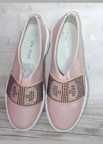 Туфлі для дівчаток з перфорацією світло-рожевого кольору Lilin Shoes (322318852)