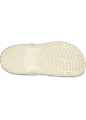Молочные женские кроксы platform clog winter/white 208186 Crocs