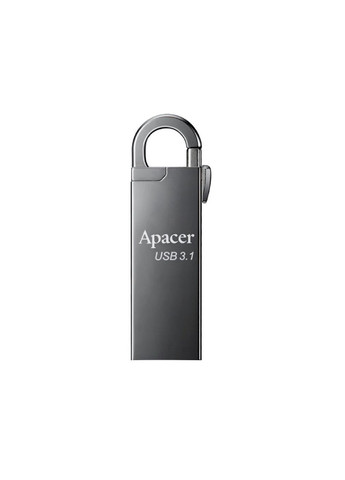 USB флешка AH15a 64GB металл с карабином AP64GAH15AA1 Apacer (279554690)