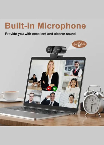 Веб камера з мікрофоном 2K FullHD No Brand (295550352)