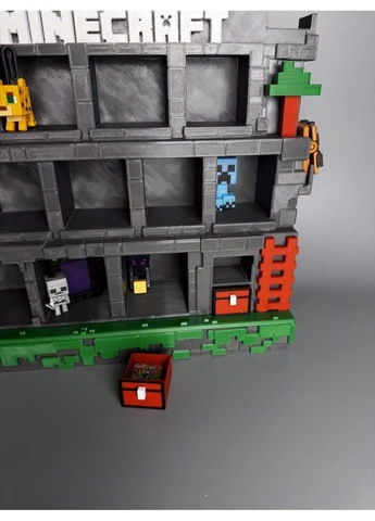 Подставка-Органайзер Для Хранения Коллекции Фигурок Kinder Joy Minecraft Киндер Джой No Brand (394242443)