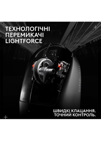 Мышь G Pro X Superlight 2 Lightspeed Black (L910006630) Logitech (308022751)