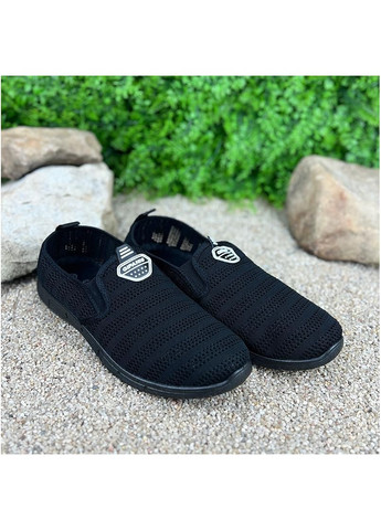 Черные чоловiчi мокасини vs-00929-2 чорнi Gipanis