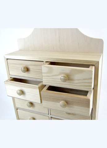 Мини-комод из дерева Джая бланже (МНК-001901) No Brand (328224749)