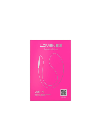 Смарт-виброяйцо Lush 4, очень мощная, быстрая зарядка, LED-подсветка - CherryLove Lovense (366962604)