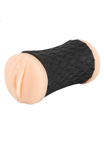 Двосторонній мастурбатор вагіна та анус "Pussy & Ass" Nature Skin (303136484)