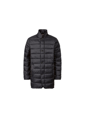 Чорна демісезонна куртка демісезонна водовідштовхувальна та вітрозахисна для чоловіка 378052 чорний Livergy